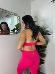 SierraSculpted Sports Bra - Deep Pink