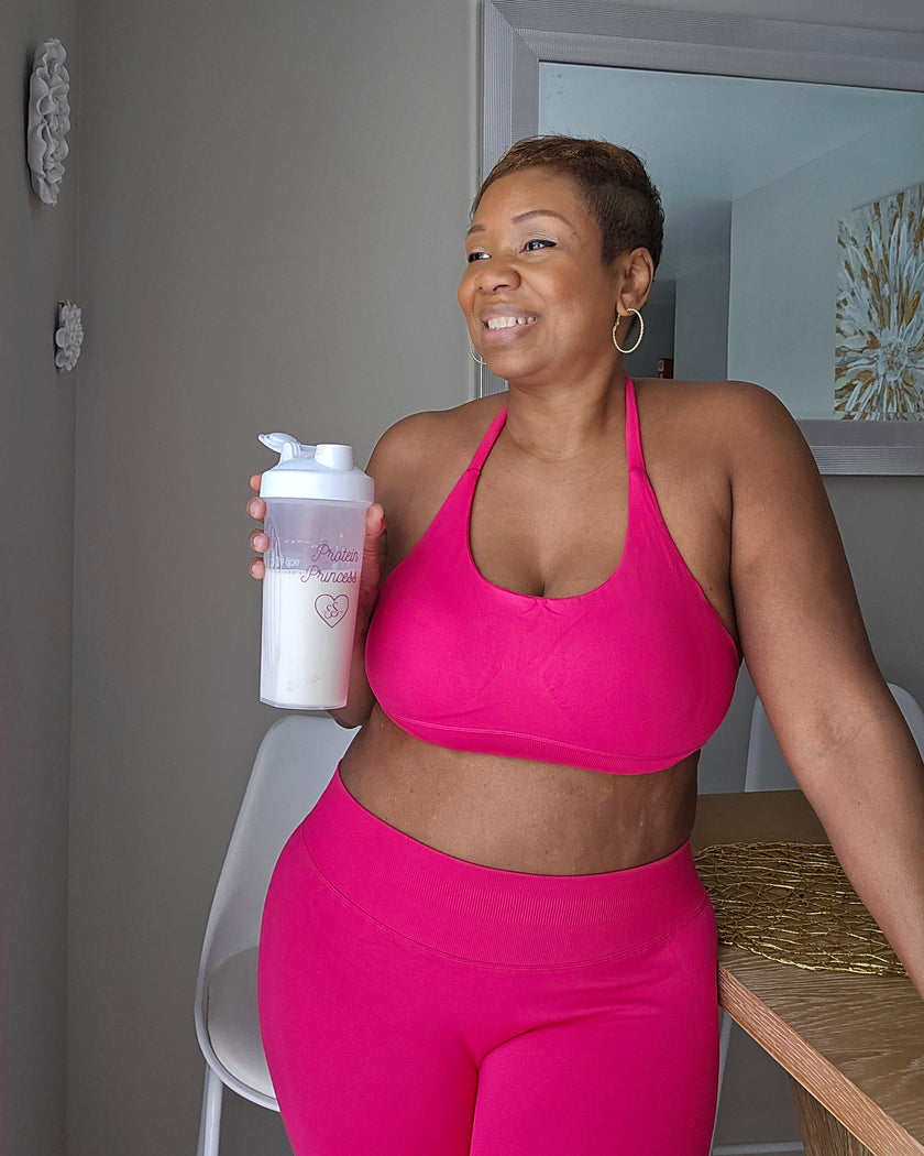 SierraSculpted Sports Bra - Deep Pink