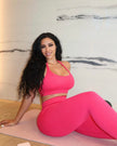 SierraSculpted Leggings - Deep Pink
