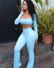 FlexFlaire Sports Bra - Baby Blue
