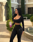 FlexFlaire Leggings - Black