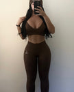 Elevate Sports Bra - Brown