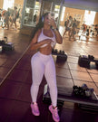 SierraSculpted Leggings - Light Pink